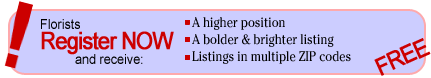 Free floristlisting inPetasl Directory